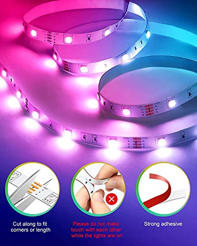 10M RGB LED Music Sync Strip Lights