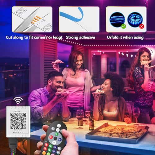 30m Ultra-Long LED Strip Lights with Music Sync