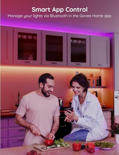 20M Bluetooth LED Strip Light with 64 Scenes & Music Sync