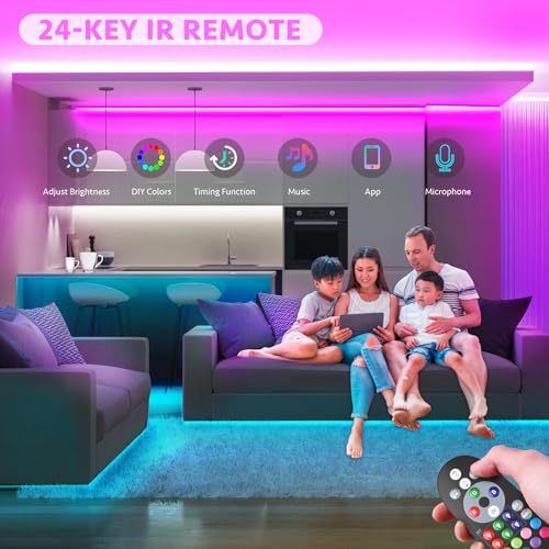 10M Colour Changing LED Strip with APP Control