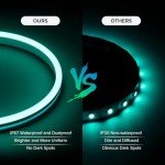 BTF-LIGHTING 5M RGB Waterproof LED Strip Light