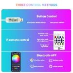 FWoche 5m RGB Neon LED Light Strip