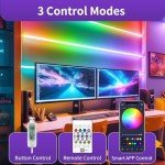 5M RGB+IC USB Neon LED Strip Lights