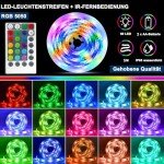 5m Battery-Operated RGB LED Strip Lights