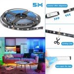 5m Bluetooth RGB LED Light Strip with Remote