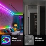 iNextStation RGB LED Neon Strip Lights, 16.4Ft