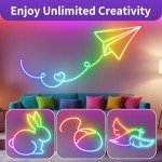 5M RGB+IC USB Neon LED Strip Lights