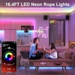 5M Waterproof RGB LED Light Strip with Remote