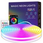 Waterproof RGB Neon Rope Lights with Remote Control
