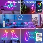 Waterproof RGB Neon Rope Lights with Remote Control