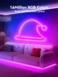 RGB LED Neon Rope Lights with Music Sync - 5M