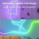 Waterproof RGB Neon Rope Lights with Remote Control