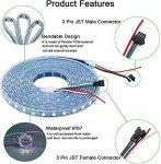 GOMING 5M Waterproof RGB LED Strip Light