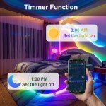 RGB Music Sync COB LED Strip 5m with App