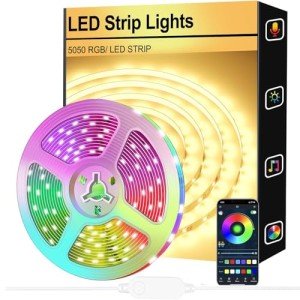 FUPT 5M RGB LED Strip Lights with Music Sync
