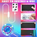 FUPT 5M RGB LED Strip Lights with Music Sync