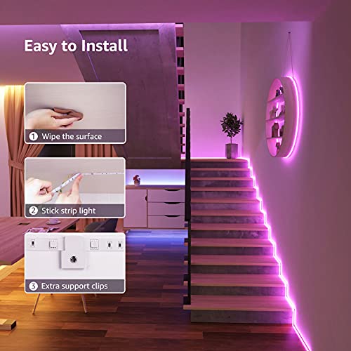 10M Music Sync RGB LED Strip Lights with Remote