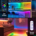 RGB Music Sync COB LED Strip 5m with App