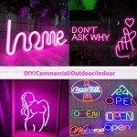 5M RGB Neon LED Strip Lights for DIY Decor