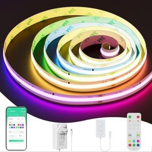 RGB Smart IC COB LED Strip Light 10M