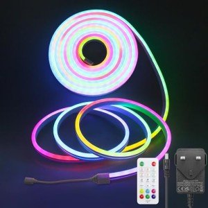 Aclorol 10M RGB+IC Waterproof LED Neon Light Strip