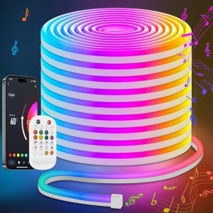 Lamomo 10M RGB LED Neon Strip Light with App