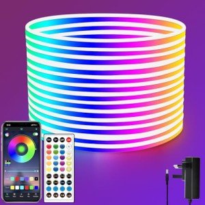 10M RGB LED Neon Light Strip with Remote