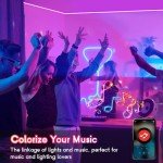 10M RGB LED Neon Strip Lights with Remote Control