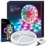 15M RGB LED Strip Lights with Music Sync Control