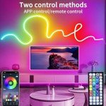 30M RGB LED Neon Rope Lights with Remote/App