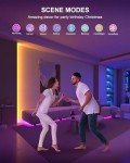 15M RGB LED Strip Lights with Music Sync Control