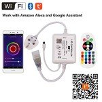 15m WiFi RGB Neon LED Strip with Remote