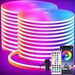40M RGB LED Neon Light Strip with Remote