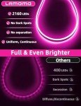 20M RGB LED Strip Lights with App Control