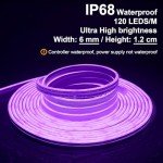 20M RGB LED Neon Rope Lights - Waterproof & WiFi