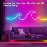 40M RGB LED Neon Light Strip with Remote