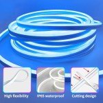 40M RGB LED Neon Light Strip with Remote