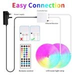 40M RGB LED Neon Light Strip with Remote