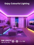 20m RGB LED Strip Lights with App Control