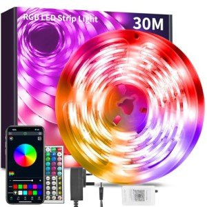30M Music Sync RGB LED Strip Lights