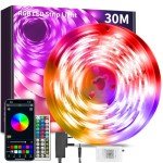 30M Music Sync RGB LED Strip Lights