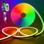 SPAHER 98.4 ft RGB Neon LED Strip Light