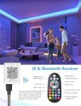30m RGB Music Sync LED Strip Lights with App Control