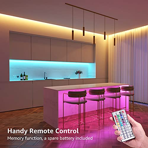15M RGB LED Color Changing Strip Lights with Remote