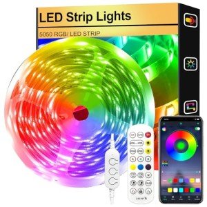 20M Smart RGB LED Light Strip with Music Sync