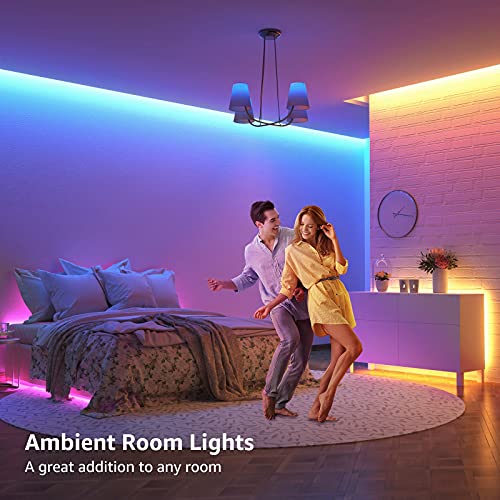 15M RGB LED Color Changing Strip Lights with Remote