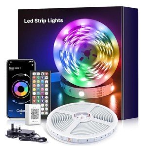 10M RGB LED Music Sync Strip Lights
