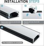 Aluminum LED Channel Kit with Diffuser and Clips