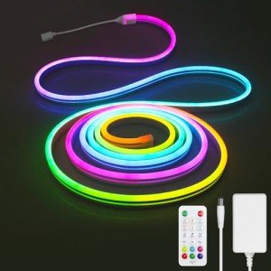 Aclorol 5M RGB+IC Neon LED Light Strip