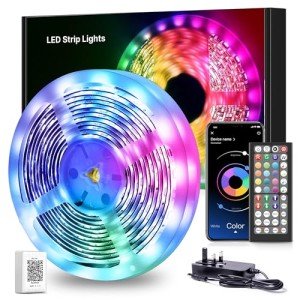 30M Music Sync Color Changing LED Strip Lights